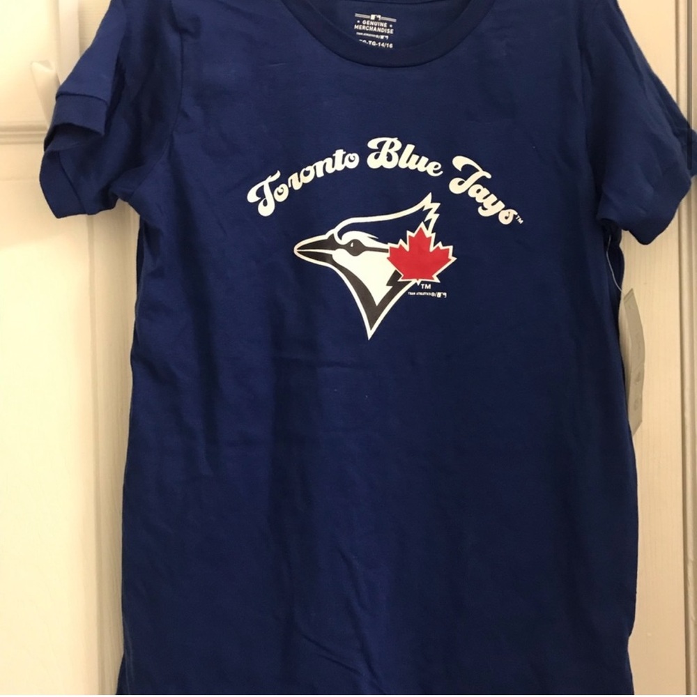 NWT| Girls Toronto Blue Jays Pajama Set - Picture 2 of 6